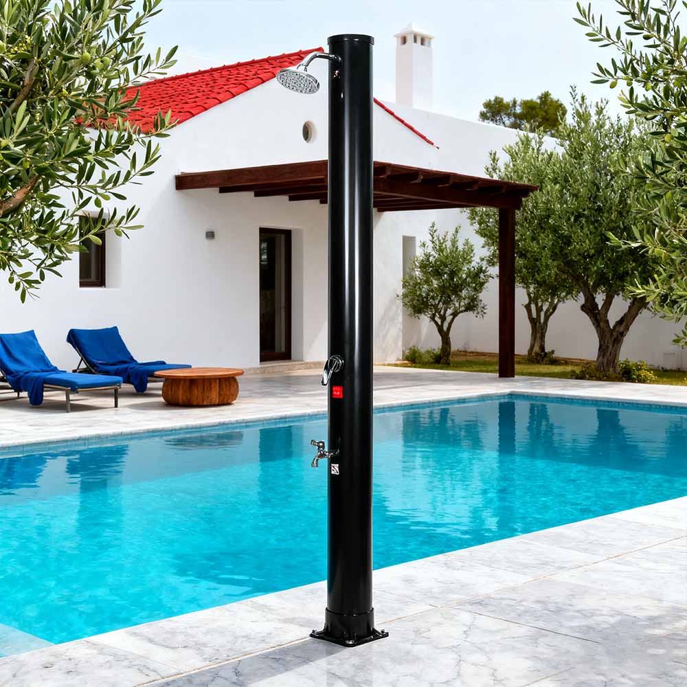 LY35L06 hordozható kültéri környezetbarát napelemes zuhany