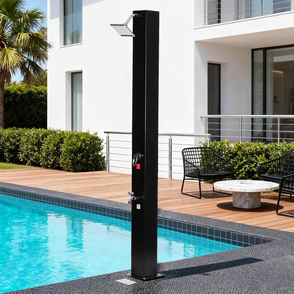 LY35L04-SS nagy kapacitású kültéri napelemes zuhany